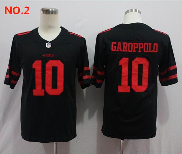 San Francisco 49ers #10 Jimmy Garoppolo Men's Jerseys-3